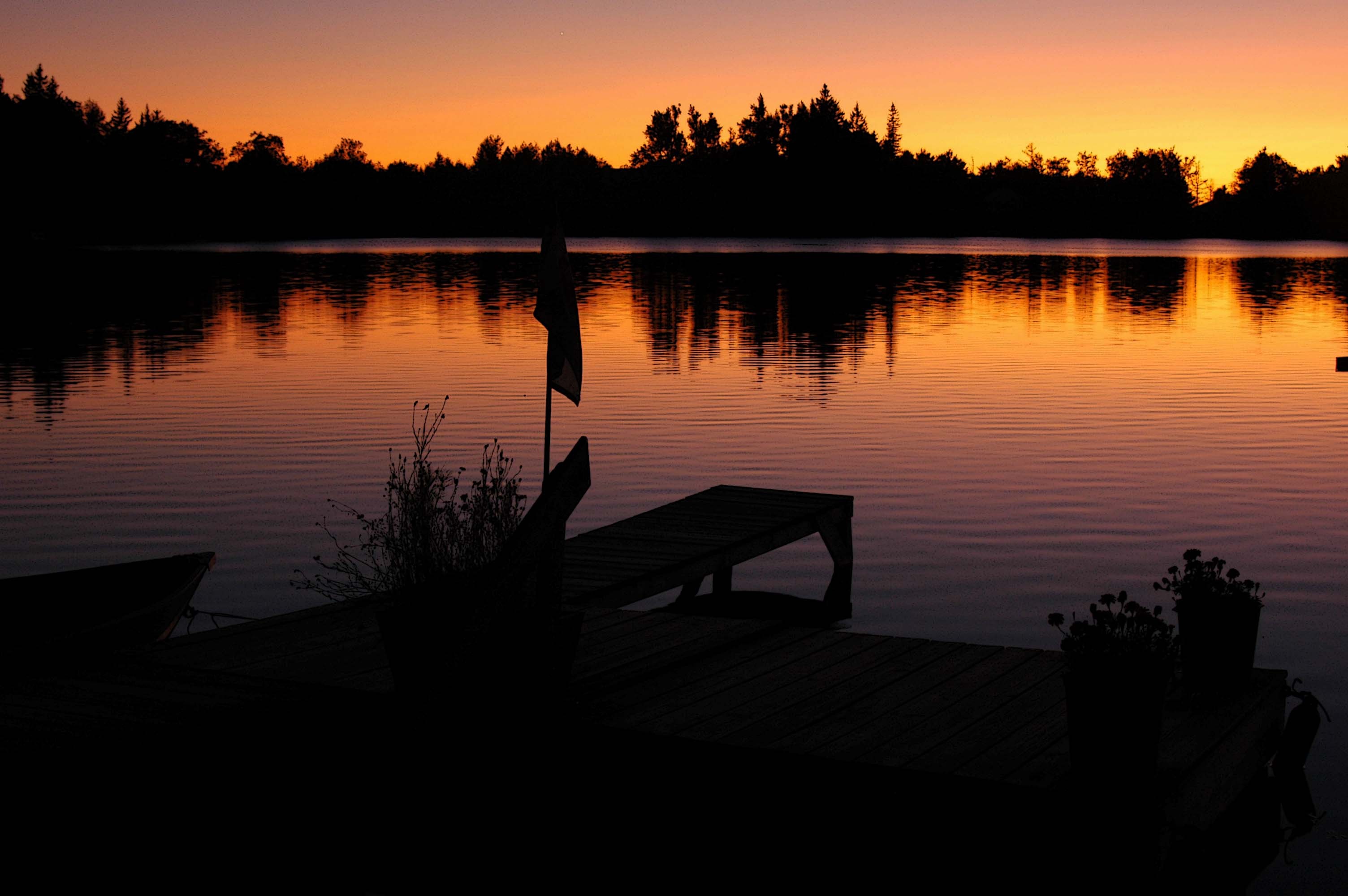 lake sunset 9-08